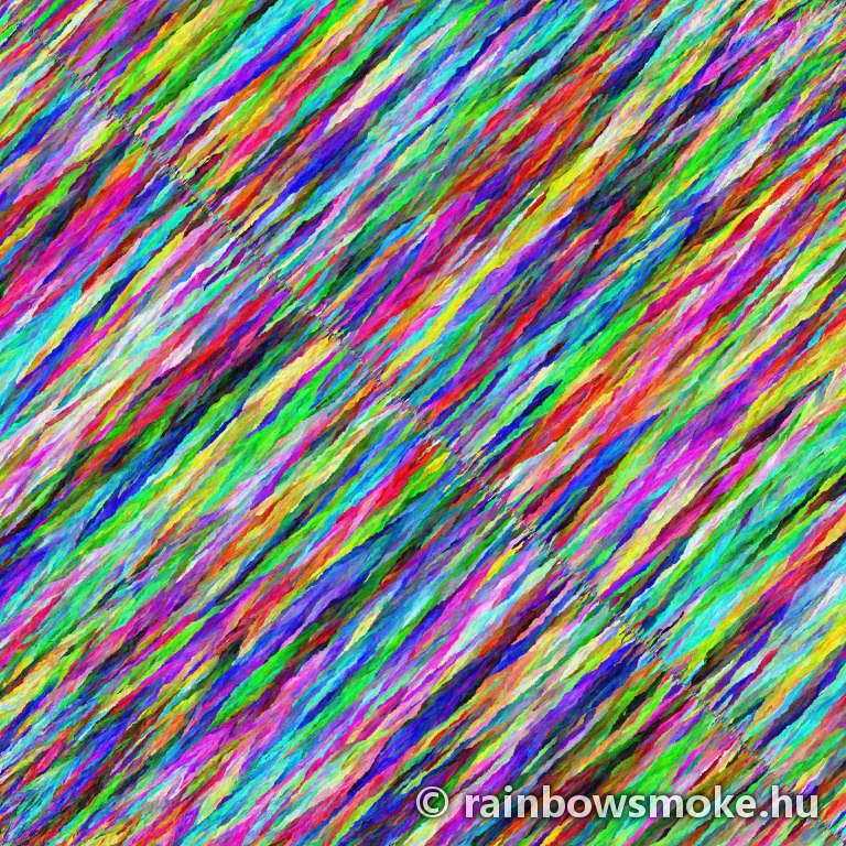 Random colors #3 - diagonal split - whole image scaled down overview
