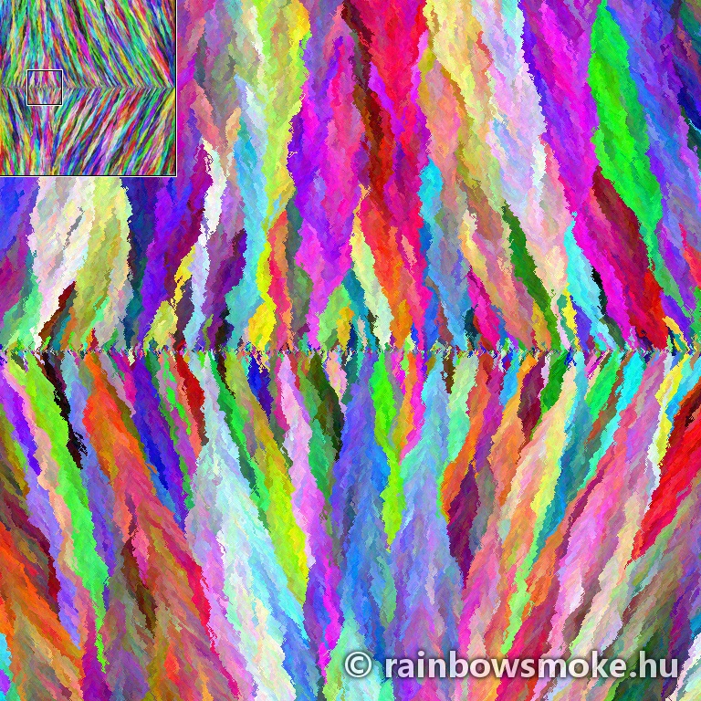 Random colors #4 - horizontal split - full resolution close-up sample